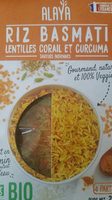 Riz basmati lentilles corail et curcuma