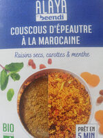 Couscous d'épeautre Raisins secs et Épices