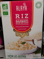 Riz Basmati Noix de coco