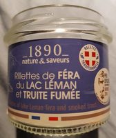 Rillettes de Féra du Lac Léman et truite fumée