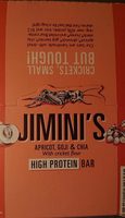 High protein bar Abricot Goji Chia Cricket
