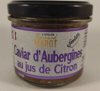 Caviar d'aubergines au jus de citron