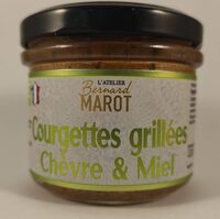 Courgettes grillées chèvre et miel