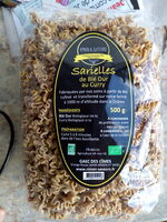 Sarielles de blé dur au curry