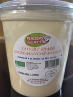 Yaourt brassé sucré mangue-passion