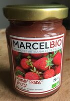 Compote artisanale de france Pomme Fraise Epices