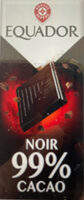 Equador Chocolat Noir 99% cacao