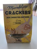 Crackers aux insectes entiers