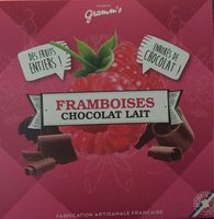 Framboises chocolat lait