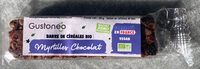 Barre de céréales bio myrtilles chocolat