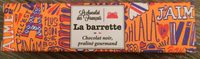 La barrette Chocolat noir praliné