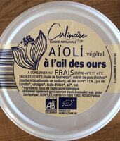 Aïoli à l’ail des ours