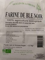 Farine de blé noir