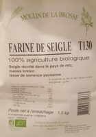 Farine de seigle t130