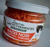 Radis noir - carottes - curcuma lactofermentés