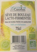 Sève de bouleau lacto fermentée 75cl