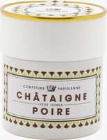Confiture Châtaigne, Poire Et Fève Tonka