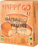 Gâteau bio noisette praliné