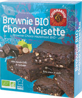 Brownie bio choco noisette