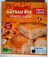 Gateau bio noisette praliné