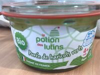 Purée de haricots verts