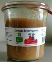 Compote de poire pomme