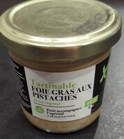 Tartinable foie gras aux pistaches