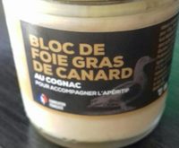 Bloc de foie gras de canard au cognac