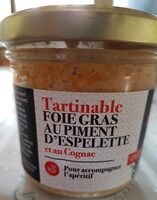 Tartinable foie gras au piment d'espelette