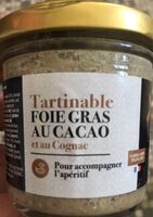 Tartinable foie gras au cacao et au cognac
