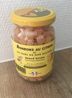 Bonbons au citron et au miel de nos ruches