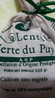 Lentille verte du puy