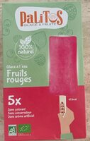Glace à l’eau Fruits rouges