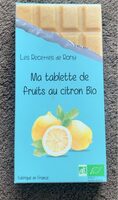 Ma tablette de fruits au citron Bio