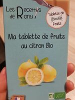 Ma tablette de fruits au citron bio