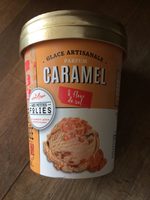 Glace artisanale au caramel