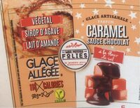 Glace Végétale Caramel Sauce Chocolat