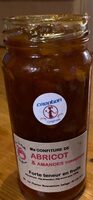 Confiture d'abricot & amandes torrefiees