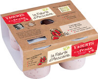 Yaourts Brassés à la Fraise Senga