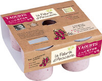 Yaourts brassés à la cerise