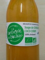 Soupe de courges butternut coco curry