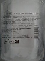 Burratine Nature 2x125 g