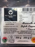 Mozzarella di bufala campana treccia