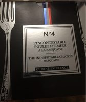 N•4 L'incontestable poulet fermier à la basquaise