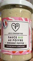 Sauce bio au poivre végétale