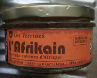 Terrine, porc aux saveurs d'Afrique