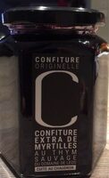 Confiture extra de myrtille