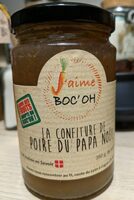 La confiture de poire du papa Noël