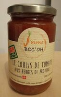 Le coulis de tomate aux herbes de Provence