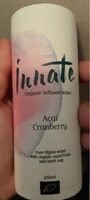 Innate Organic Infused Watee Açaí Cranberry